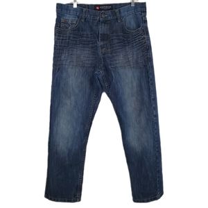 Southpole Relaxed Straight Leg Jeans 36x30 Mens Hip Hop Streetwear